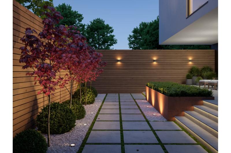 Decoração de Fachada Iluminação Bidirecional TIAGO KW GU10 MÁX. 2x35W IP54 AC220-240V 50/60Hz inox. 1208963200