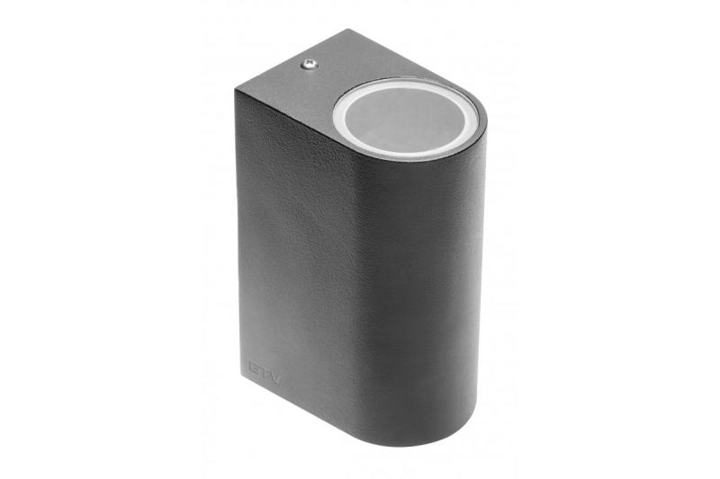 Arandela Decorativa com duas direções TIAGO GU10 MÁX. 2x35W IP54 AC220-240V 50/60Hz preto. 1208963201