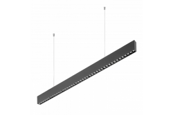 Luminária suspensa Decor LED VILANA 42W (30W+12W) 4000K RA>80 220-240VAC 48/120° UGR<19 120cm preto. 1208963237