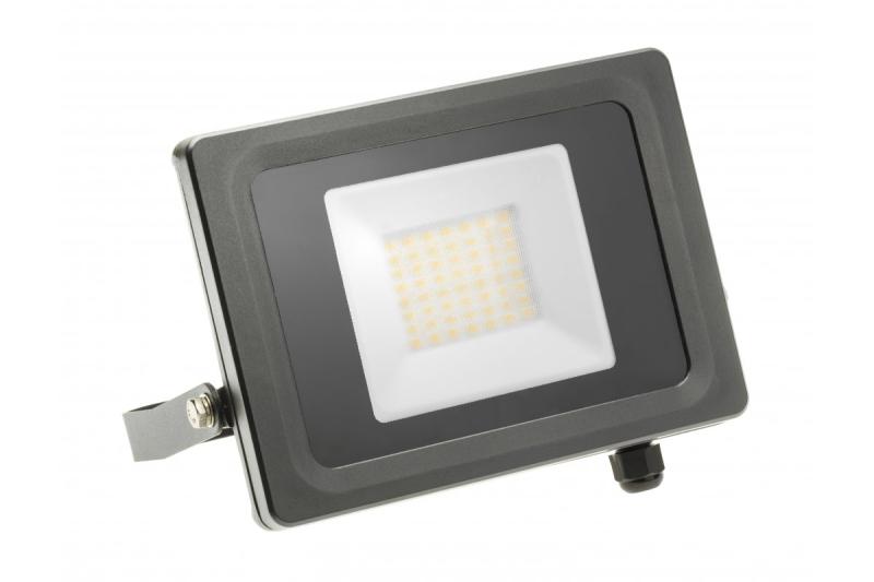 Holofote LED VIPER, 30W, 2700lm AC220-240V, 50/60 Hz, PF>0,9, RA>80, IP65, 120°, 4000K, cinza 1208963240