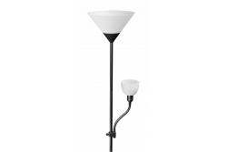 Luminária de Chão Decor BENFICA 2 max 60W-E27 max 40W-E14 AC220-240V 50/60Hz preto 1208963346