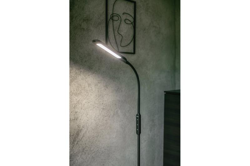 Lâmpada de chão decorativa Vasalia 8W 450lm AC220-240V 4-CCT 5-níveis de dimmer temporizador45' PF>0,5 RA>80 Preto 1208963348