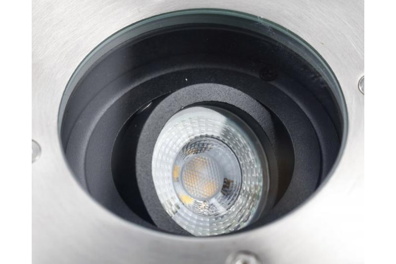 Decoração Luminária Submersa BETA-K com ajuste de ângulo máx. 50 W GU10 IP67 AC220-240V 50/60Hz inox. 1208963697