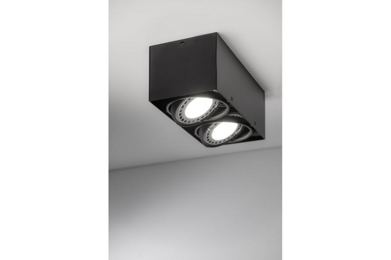 Decoração Fixação PIREO N montado na superfície DUPLO IP20 preto/preto 1208963773