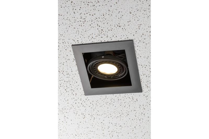 Decoração PIREO luminária de teto embutida SIMPLES preto/preto 1208963774