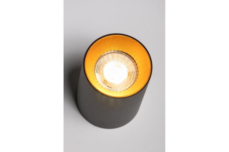 Luminária de teto Decor AERO II alumínio 70x100mm IP20 máx. 20W redonda preta. 1208963809