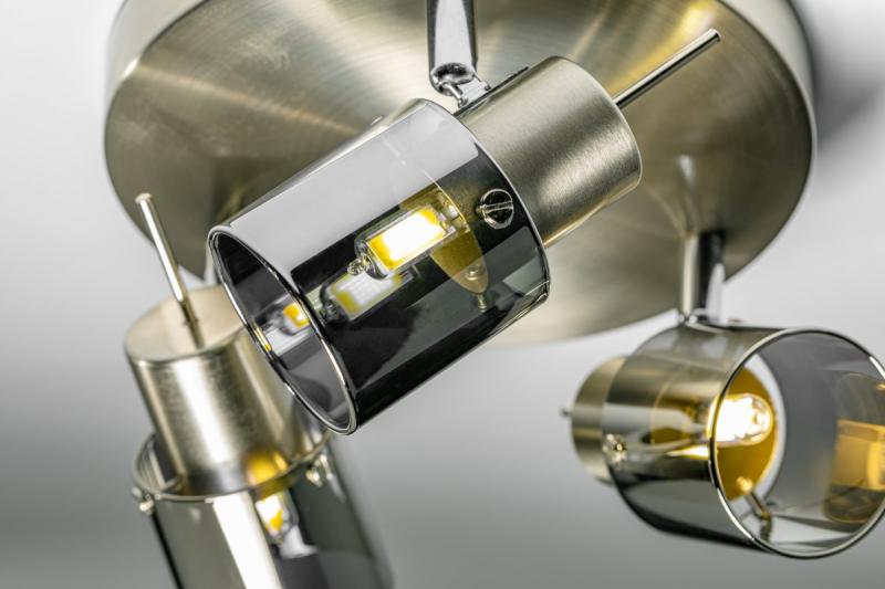 Armatura de Teto Decorativa ARALIA AC220-240V 50/60 Hz G9 máx. 20W * 3 IP20 tripla preta 1208963812