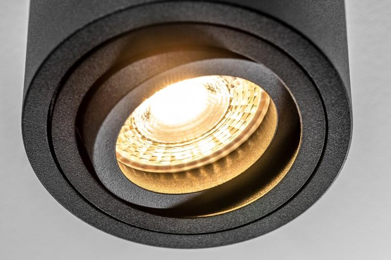 Armatura de Teto Decorativa AVEIRO alumínio 80x85mm IP20 máx 20W redonda preta. 1208963830