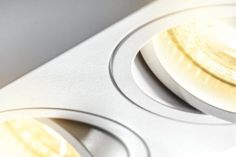 Armatura de Teto Decorativa AVEIRO DUO BIS em alumínio 160x80x85mm IP20 máx 20W*2 quadrada preta. 1208963832