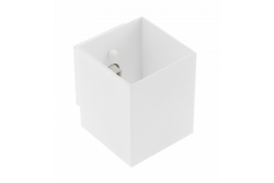 Luminária de parede decorativa CAMPIONE alumínio G9 IP20 máx. 40W IP20 quadrada branca. 1208963850