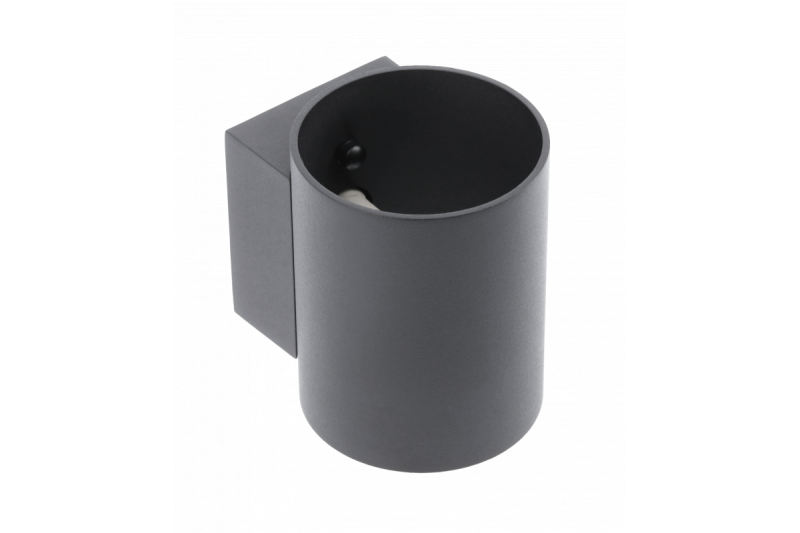 Luminária de parede decorativa CAMPIONE alumínio G9 IP20 máx. 40W IP20 redonda preta. 1208963851