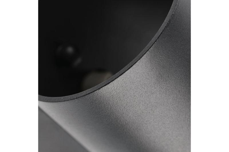 Luminária de parede decorativa CAMPIONE alumínio G9 IP20 máx. 40W IP20 redonda preta. 1208963851