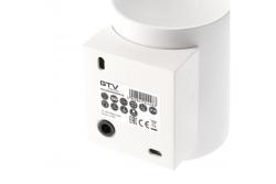 Luminária de parede decorativa CAMPIONE alumínio G9 IP20 máx. 40W IP20 redonda branca. 1208963852