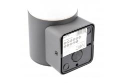 Armatura de Jardim Decorativa CORTA-AU E27 MÁX.25W IP44 AC220-240V 50-60Hz aplique de parede superior reto antracite. 1208963857