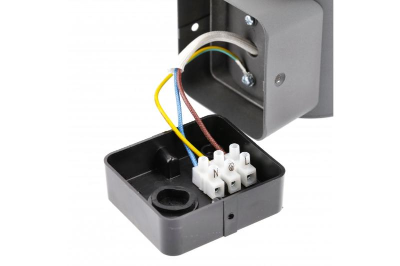 Armatura de Jardim Decorativa CORTA-AU E27 MÁX.25W IP44 AC220-240V 50-60Hz aplique de parede superior reto antracite. 1208963857