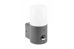 Armatura de Jardim Decorativa CORTA-AU PIR E27 MÁX.25W IP44 AC220-240V 50-60Hz aplique de parede superior grafite. 1208963858