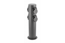 Pilar Decorativo de Jardim CORTA-P 36 IP54 AC220-240V 50-60Hz 4*Tomadas Schuko máx. 3500W cor grafite. 1208963859