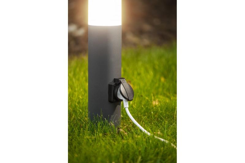 Decoração CORTA-P 40 luminária de jardim E27 MÁX.25W IP44 AC220-240V 50-60Hz tomada máx. 3000W poste grafite. 1208963861