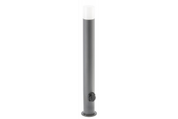 Decoração LÂMPADA DE JARDIM CORTA-P 80 E27 MÁX.25W IP44 AC220-240V 50-60Hz TOMADA máx. 3000W POSTE GRAFITE. 1208963864