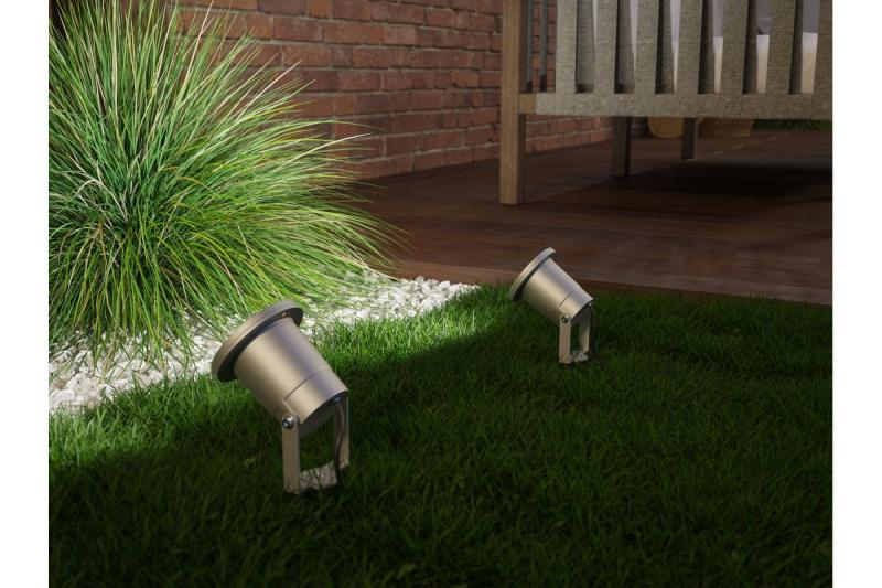 Luminária de Jardim Decorativa DIEGO GU10 MÁX. 35W IP65 AC220-240V 50/60Hz cinza. 1208963866