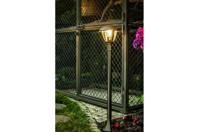 Iluminação de Jardim Decor GRANDE-P E27 MAX.60W IP54 AC220-240V 50-60Hz poste preto 1208963883