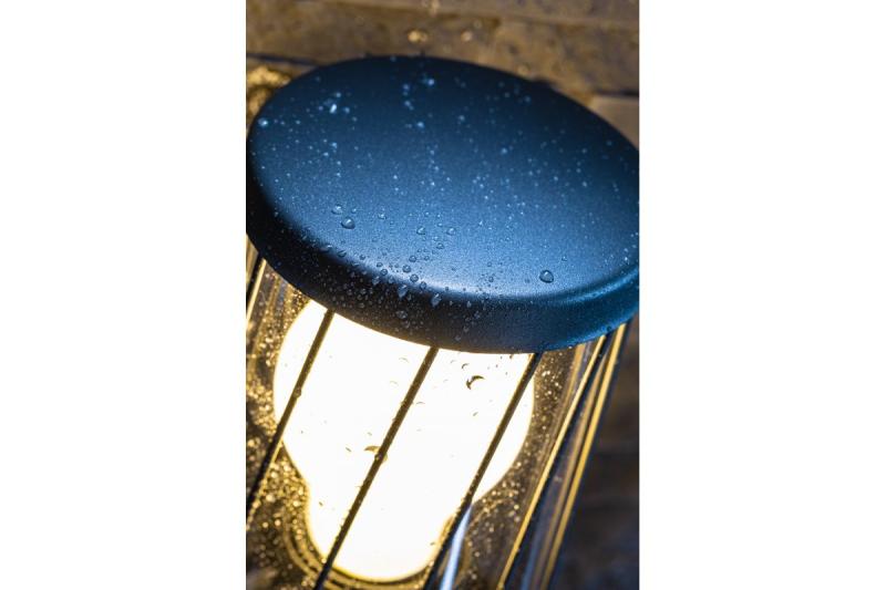 Luminária de jardim Decor KERTA-A E27 MAX.12W IP44 AC220-240V 50-60Hz, aplique simples, parte superior grafite. 1208963906