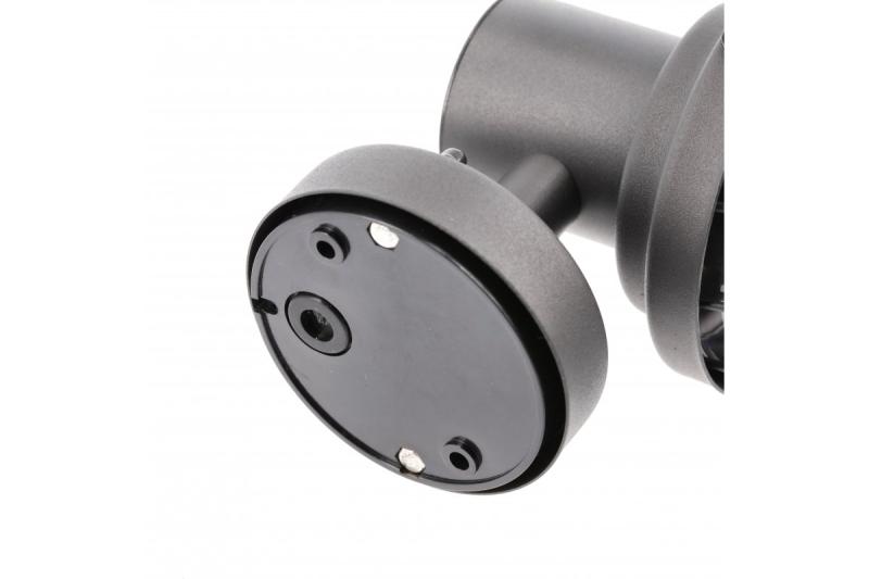 Luminária de jardim Decor KERTA-A E27 MAX.12W IP44 AC220-240V 50-60Hz, aplique simples, parte superior grafite. 1208963906