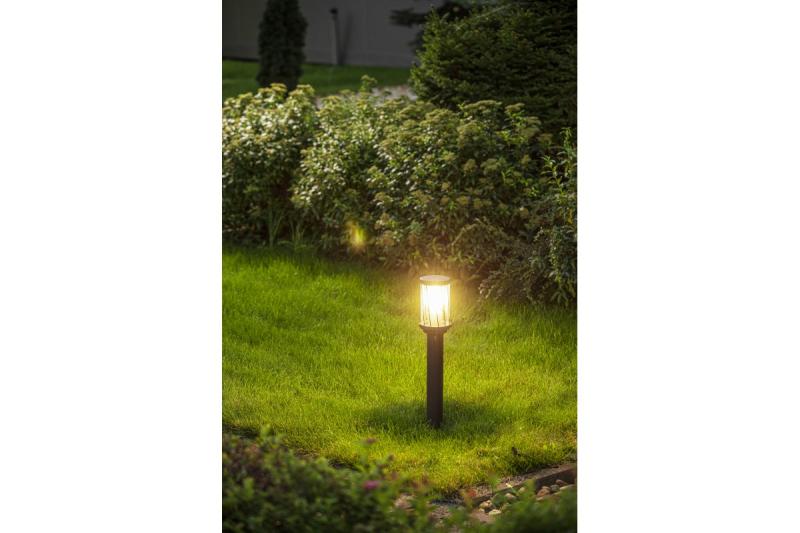 Lâmpada de jardim Decor KERTA-P 50 E27 MAX.12W IP44 AC220-240V 50-60Hz poste grafite 1208963907
