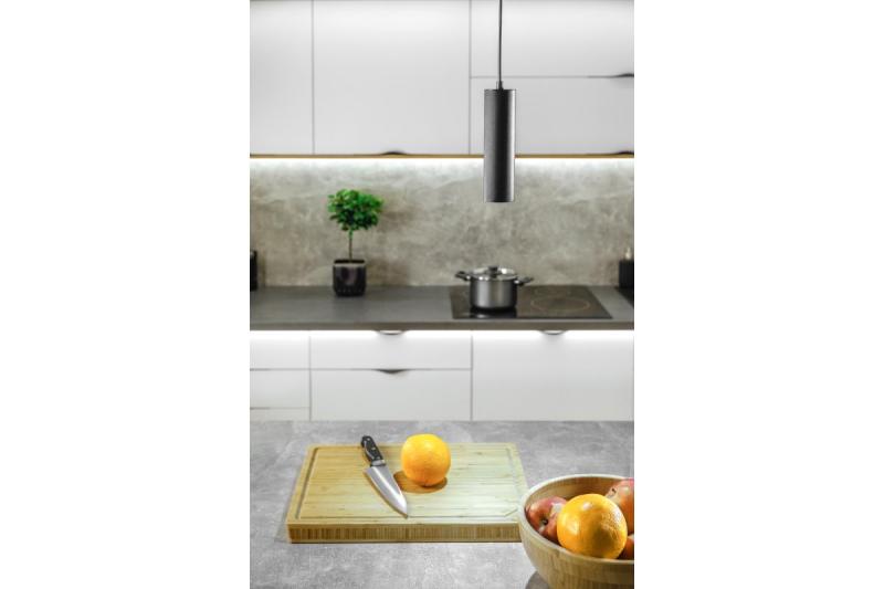 Armatura Suspensa Decorativa LAGOS GU10 alumínio IP20 máx. 20W preto 1208963909