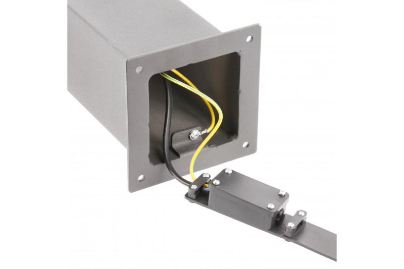 Decoração de Jardim Luminária LARGO-P PIR 50 E27 MÁX.15W IP44 AC220-240V 50-60Hz poste grafite. 1208963920