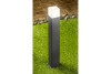 Garden fixture LARGO-P 80, E27, MAX.15W, IP44, AC220-240V, 50-60Hz, mounting post, graphite