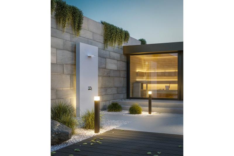 Decoração Luminária de Jardim LARGO-P 80 E27 MÁX.15W IP44 AC220-240V 50-60Hz poste de montagem grafite. 1208963921