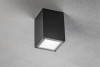 Ceiling luminaire LENTO, alum, 100x130, IP54, max 35W, square, graphite