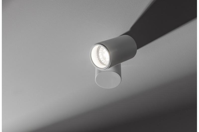 Plafon de Teto Decor LUPO alumínio 11.6x5.6x11.5 IP20 1*GU10 máx. 50W redondo branco. 1208963927