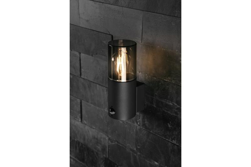 Luminária Decorativa de Jardim MEDIO-AU PIR E27 MAX.15W IP54 AC220-240V 50-60Hz Aplique de Parede Superior Grafite. 1208963938