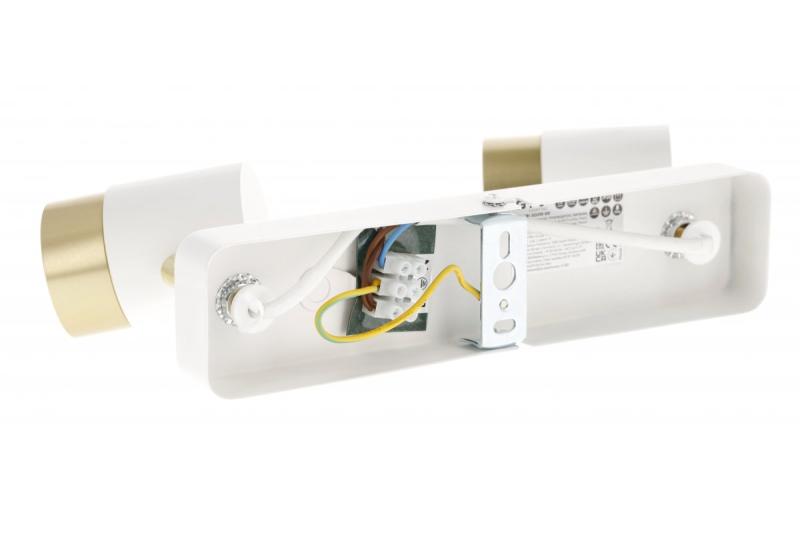 Luminária de Teto Decorativa ORIO alumínio 24.0x5.5x14.0 IP20 2*GU10 máx. 50W redonda branca. 1208963964