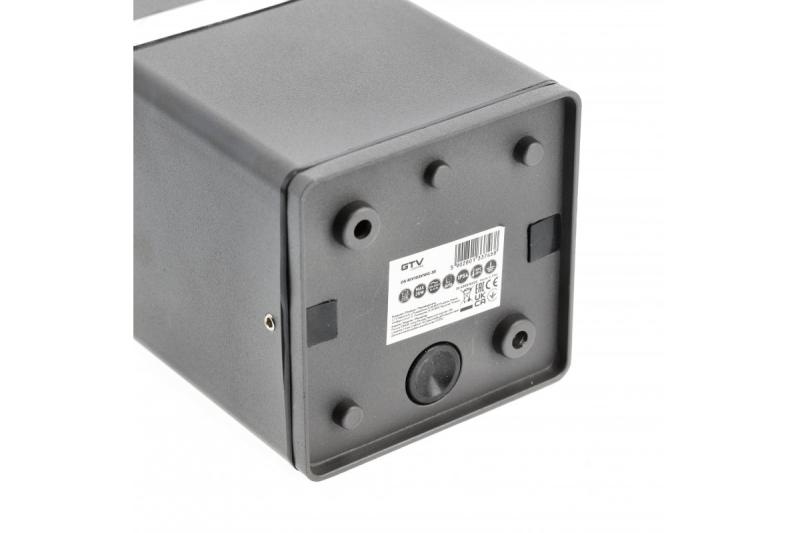 Plafoniera Decorativa RIVEN alum 102x120 IP54 máx 35W quadrado grafite. 1208963983