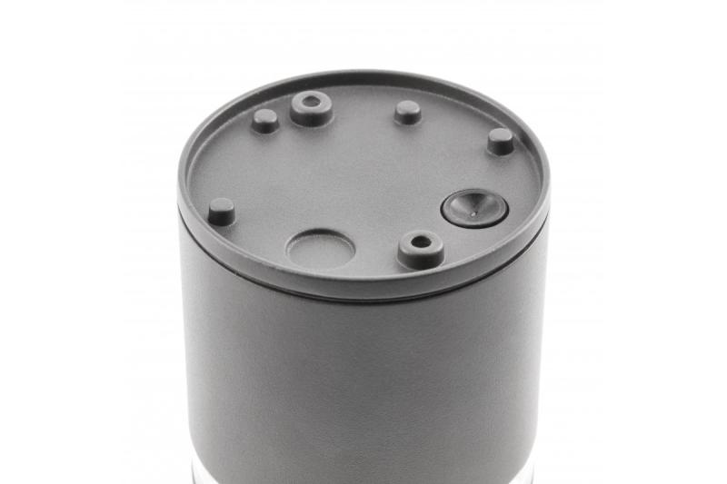 Decoração Luminária de Teto RIVEN alum 102x120 IP54 MÁX.35W redondo grafite. 1208963984