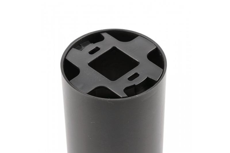 Luminária de teto Decor RESTO PC φ80x125mm IP20 máx. 20W redonda preta. 1208963985