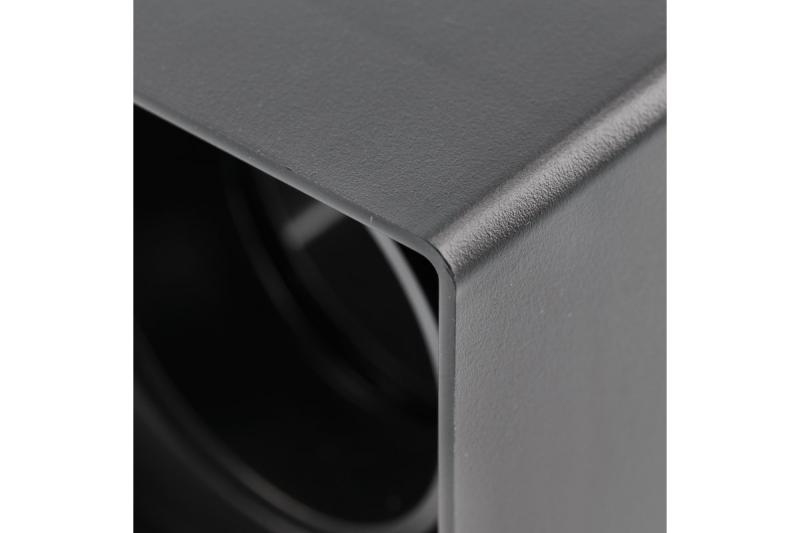 Luminária de Teto Decor RESTO PC 80x80x125mm IP20 máx 20W quadrada preta. 1208963987