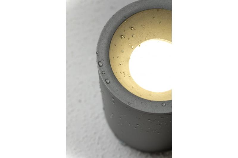 Luminária de teto Decor SENSA AQUA alumínio 85x115 IP54 máx. 50W circular cinza. 1208964008