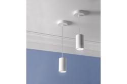 Luminária Decorativa de Superfície SENSA MINI Alumínio 64X115 IP20 máx 50W Corpo Redondo Branco. 1208964012