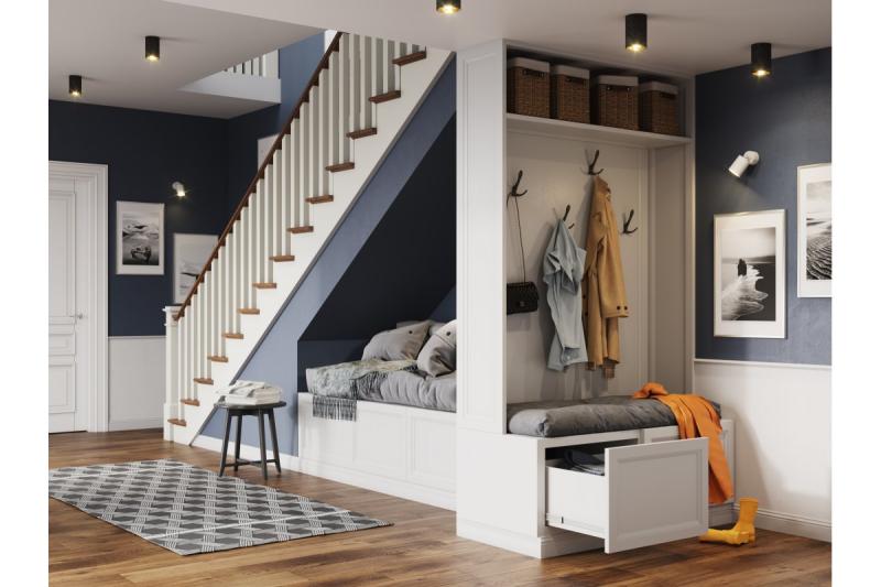 Decoração Luminária de Teto TENSA alum. 96x140 IP20 GU10 redonda preta. 1208964018