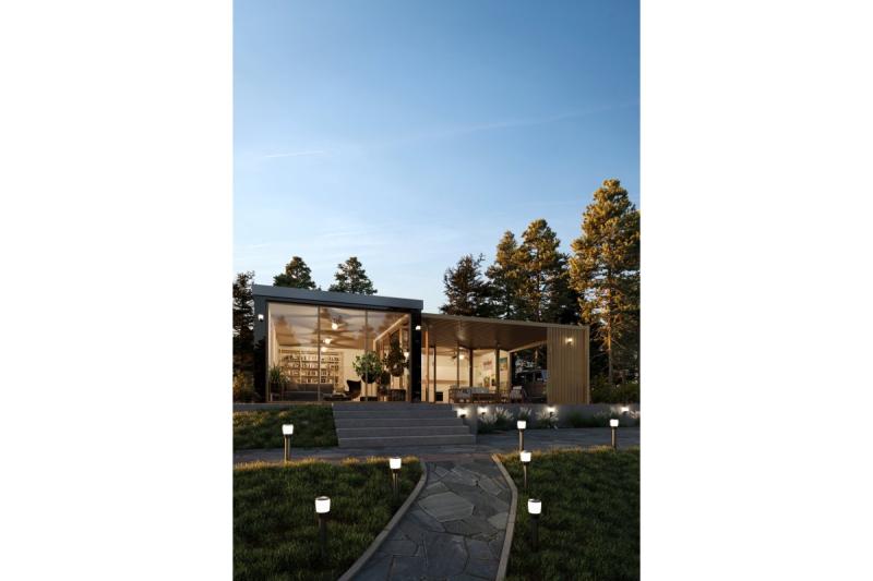 Iluminação de Jardim Decorativa TORA-AU E27 MÁX.15W IP54 AC220-240V 50-60Hz arandela preta 1208964023