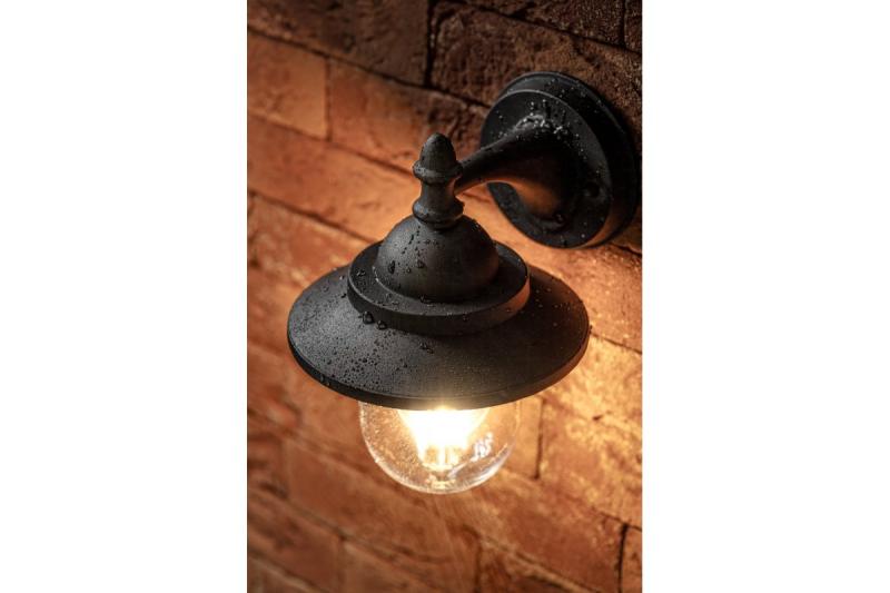 Iluminação de Jardim Decorativa TOSKANA-AD E27 MÁX.60W IP54 AC220-240V 50-60Hz preto fosco 1208964026
