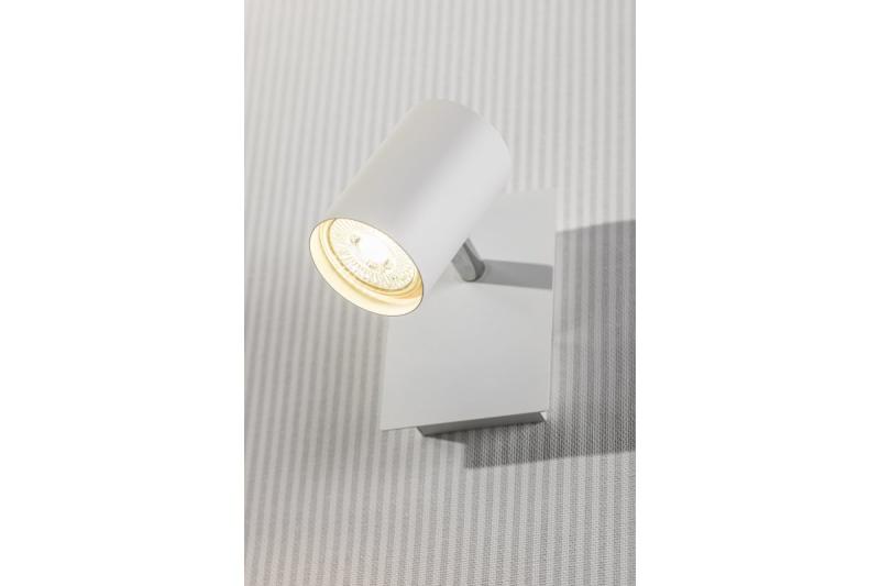 Decoração Luminária de Teto VENETO IP20 máx. 20W 1 x GU10 redonda branca 1208964035