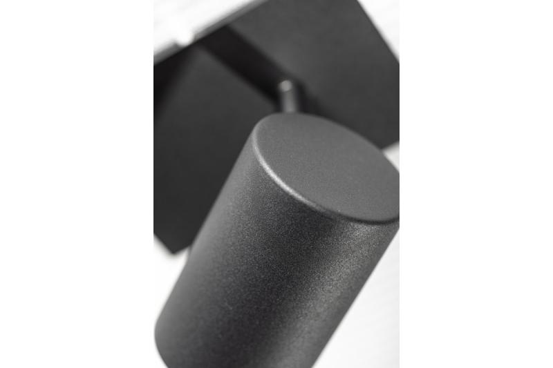 Armatura de Teto Decorativa VENETO IP20 máx. 20W 1 x GU10 redonda preta. 1208964036