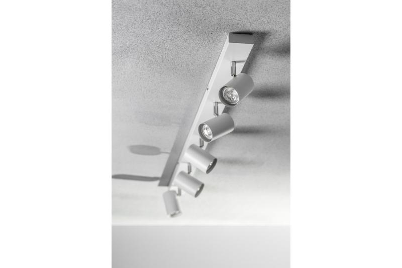 Armatura de Teto Decorativa VENETO IP20 máx. 20W 5 x GU10 redonda branca 1208964043