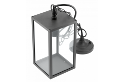 Luminária de Jardim Decorativa Suspensa VENTANA-H E27 MÁX.20W IP54 AC220-240V 50-60Hz preto. 1208964047