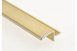 Perfil GTV VELLO, sistema sem alças, grinalda, L=3000 mm, 18 mm, Al, ouro 1208964241